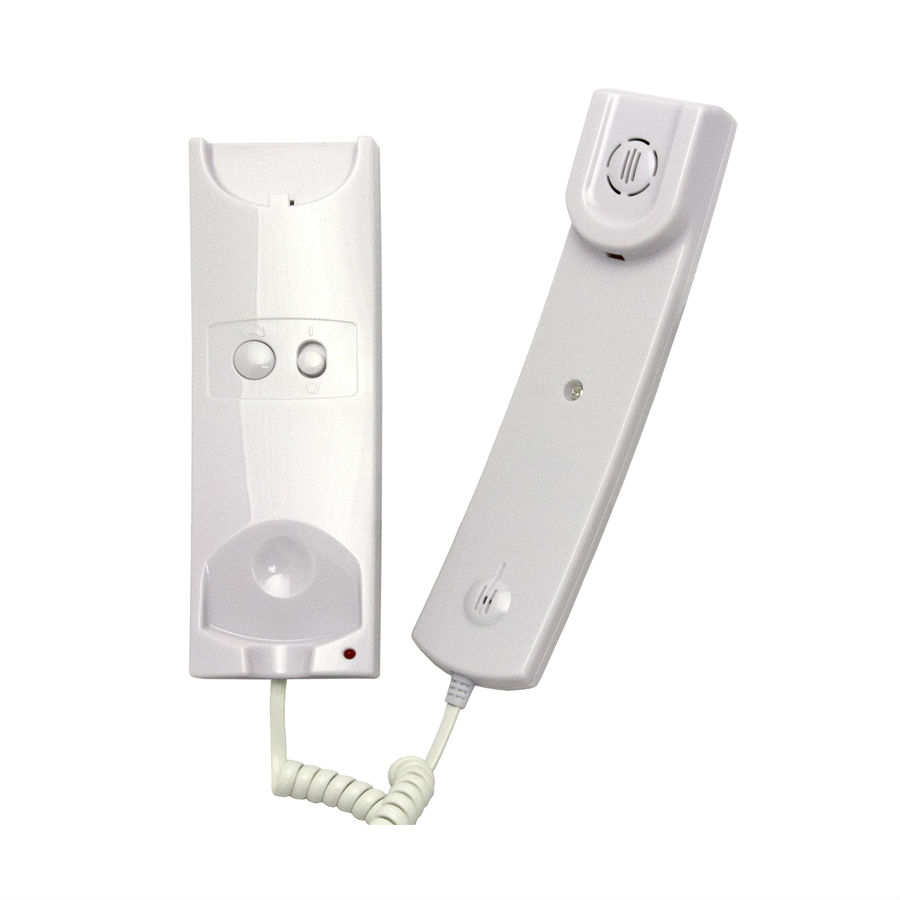 Предназначено для работы в составе домофонов VIZIT (серии 300, 400, SM, N, M) в качестве абонентской трубки. Дуплексная связь. Кнопка отпирания замка. Светодиодная индикация сигнала вызова. Ступенчатая регулировка громкости вызова. Габаритные размеры, мм, (ШхВхГ) - 54х200х40. Диапазон рабочих температур, °C- от плюс 5 до плюс 45.