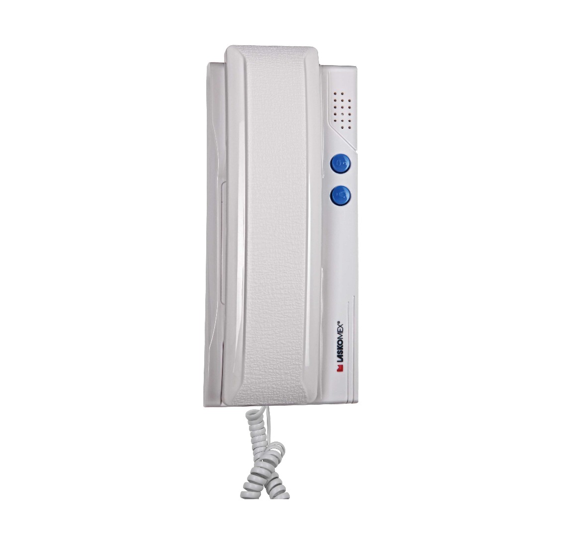 Дуплексная связь. Кнопка открывания замка. Выключатель сигнала вызова. Габариты 184х81х53 мм.